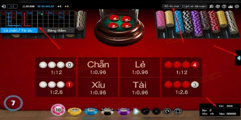 Xóc đĩa 3D Kubet77 nhìn chung không có gì khác biệt so với game truyền thống 